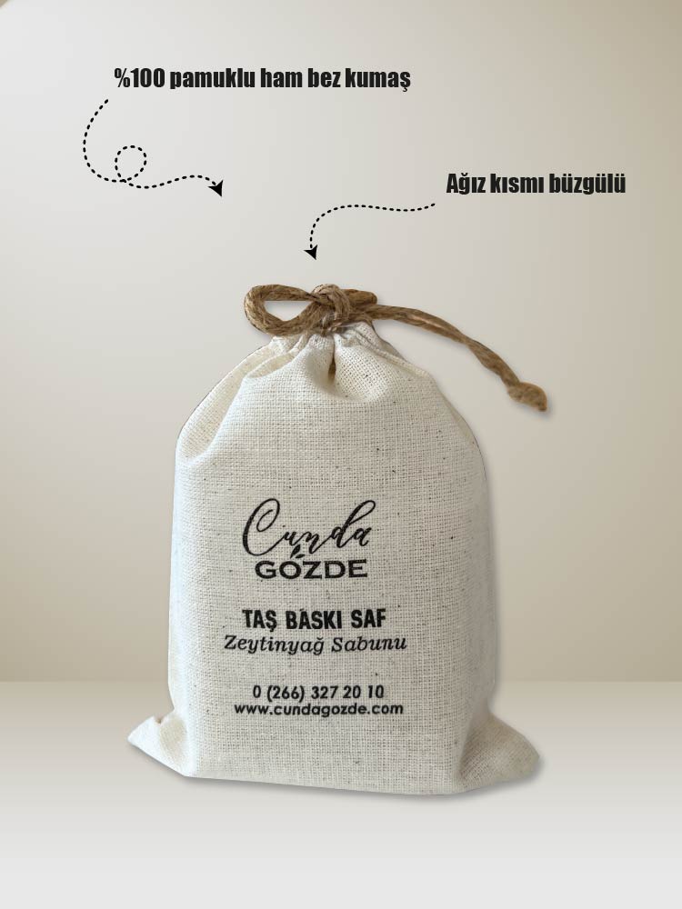 Sabun Kesesi 10×13 Ham Bez - Bursa Bez Çanta