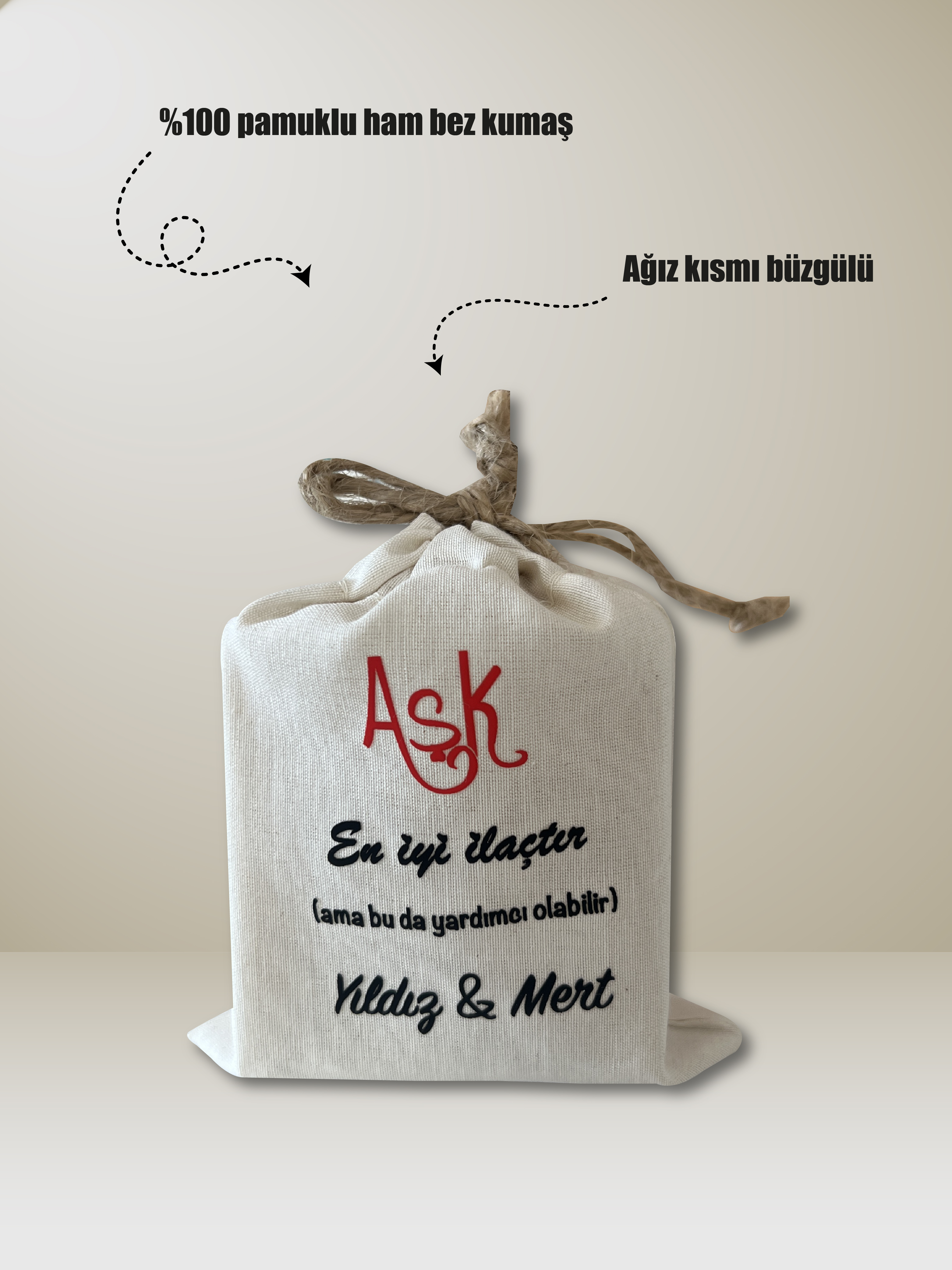 Sabun Kesesi 10×13 Ham Bez