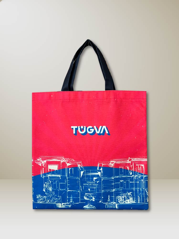 Düz Tela Fuar Çantası 40x40 cm