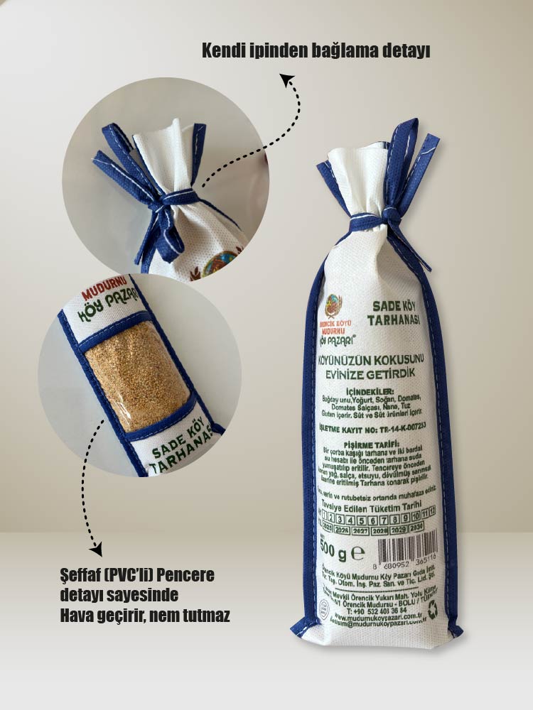 Tarhana Kesesi PVC’li